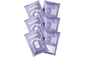 Yogourmet Kefir Starter with Probiotics (6 Sachets = 6 Liters of Kefir) - Make Kefir at Home - Starter Culture - All Natural, Gluten Free, Kosher, Halal - 3 g Sachets