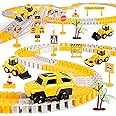 Tragik Construction Toys Race Tracks for Kids Toys, 234 PCS DIY Track Set Boy Toys Age 2 3 4 5 6 Year Old Boy Gifts for 2-6 Year Old Boys Birthday Gifts Toddler Cars Toy Vehicle Toys for Kids Gifts