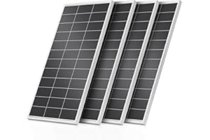 Rvpozwer 800w Solar Panel, 200w×4 N-Type Monocrystalline Solarpanel, High Efficiency Solar Module (24.3%) with IP68 Waterproof Rating,MC4 Connectors for Homes, RV, Boat, Battery (200w×4)