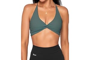 Danysu Biustonosz sportowy z odkrytymi plecami, miękki top treningowy ze zdejmowanym, wyściełanym biustonoszem treningowym do jogi, Strappy Going Out Top