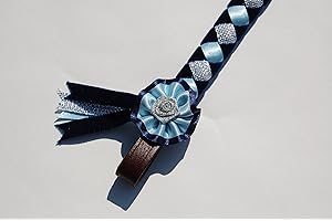 IV Horse Velvet and Satin Browbands with Mini Rosettes sizes small pony to extra full