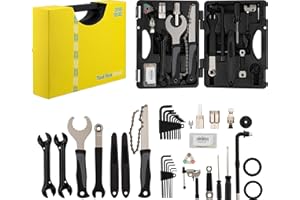 3min19sec Boîte à Outils pour vélo - Set de 38 Outils de vélo - Set de réparation pour VTT, vélo de Route et E-Bike | Kit d'outils de vélo de Niveau Pro I Bike Tool Set