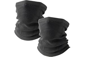 WTACTFUL Schlauchschal Herren (2 Stück/1 Stück) Halbe Sturmhaube Halstuch Herren Halswärmer Ski Mask Halsschlauc Neck Gaiter Atmungsaktive für Winter Motorrad Laufen Skifahren Snowboarden