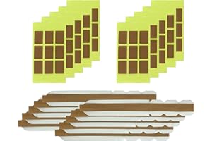 Thorani Pegatinas Adhesivas de Recambio para filtros de privacidad y películas de privacidad compatibles con monitores de PC, portátiles y MacBooks Transparente Paquete de 10