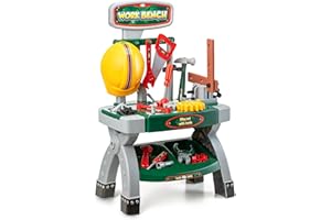 Toyrific | Complete Kids Workbench Educational Role Play Tool Kit For Kids, Toy Construction Set with 40 pieces