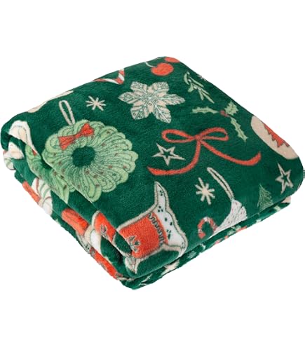 Balacoo Couverture Polaire Corail Pour Chien - Thème Noël élan - 75x100 Cm - Douce Et Chaude