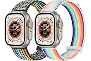 RUNOSTRICH Pasek Trail Loop do Apple Watch (49 mm, 45 mm, 44 mm, 42 mm, 41 mm, 40 mm, 38 mm), dla kobiet i mężczyzn, regulowany, sportowy, nylonowy, zamienny pasek do iWatch Ultra serii 8/7/6/SE/5/4/3/2/1
