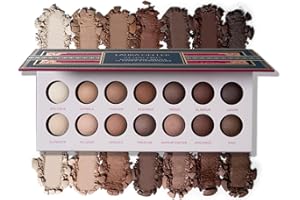 Laura Geller Beauty The Delectables 14 Multi-Finish Baked Eyeshadows - Long-Lasting Eyeshadows for Everyday (Madison Ave. Mattes)