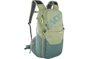 EVOC RIDE Fahrradrucksack Bike-Rucksack für Trails und andere Aktivitäten (8l, 12l, oder 16l Stauraum, cleveres Taschenmanagement, belüftet durch AIR-PAD-Rückenpolsterung)