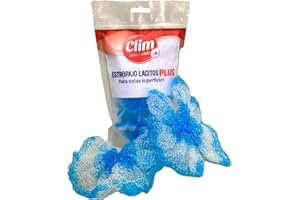 Clim Profesional - 6 Estropajos Antibacterias de Lacito XL - Esponja de Plástico para Limpieza de Cocina, Muebles, Azulejos - Resistente y Duradero - No Raya Las Superficies Delicadas