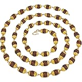 Charms Long Mala Necklace for Men (Golden)(MALA-09)