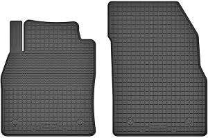 MOBIL-FAN Gumowe dywaniki przednie, gumowe dywaniki do Opel Astra K/V (2015-2022) - 2-częściowy - wysoka krawędź 15 mm