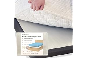 ECOHomes Non Slip Mattress Gripper Pad Stop Mattress, Keep Topper from Sliding - Anti Slip Grip Pads Holder Stop Couch Cushion, Sofa Cushions, Patio & Furniture to Prevent Sliding (Twin/Twin XL)