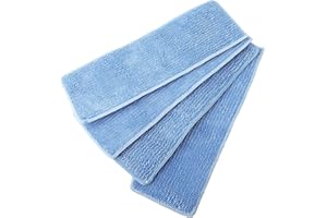 Vilgftyiet Lot de 4 tampons de rechange réutilisables en fibre superfine pour aspirateur robot Proscenic-P10/P10 Pro/P11/P11 Combo/U1