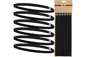 TOUGH HEADWEAR Thin Elastic Headbands, Sports Headbands for Women & Men, Workout Headbands,Running Headband,Soccer Headband, Mens Headband