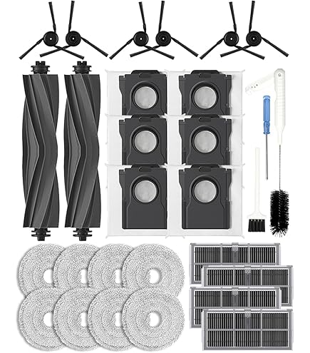 Kit Accessoires Dreame L10s Pro Ultra Heat & X30 Ultra - 1 Brosse Principale, 6 Sacs Poussière