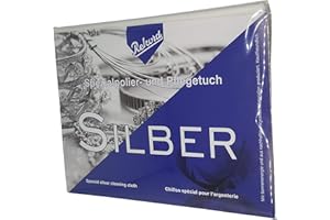 Rekord Silberputztuch Für Schmuck 30x24 cm Besteck & Münzen Hochwertiges Multifaser Tuch Made in Germany