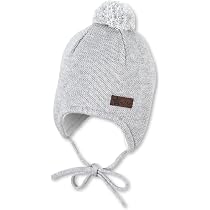 Sterntaler Bio-Baumwoll Strickmütze Für Babys – Skaterlook Mit Umschlag, Kuschelig Weich, Größe 51