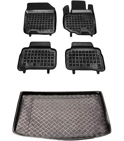 Tappetino portabagagli per Suzuki SX4 2013-2021 gradino superiore in gomma TPE