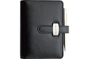 Exacompta - 42651E - Organiseur Exatime 14 Dual - 11 x 14,5 cm - Semainier Septembre 2025 à décembre 2026 - 16 mois - Coloris noir