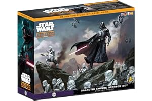 Asmodee, Star Wars: Legion – Galactic Empire Starter Set (Galaktisches Imperium-Starterset), Atomic Mass Games, Tabletop, 2 Spieler, 14+ Jahre, 120-180 Minuten, Deutsch, Mehrsprachig