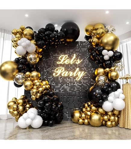 Decoratie 18e verjaardag meisje jongen decoratie zwart goud ballon 18e verjaardag jongen, taartdecoratie 18 ballon 18e verjaardagsdecoratie 18 jaar verjaardag decoratie meisje