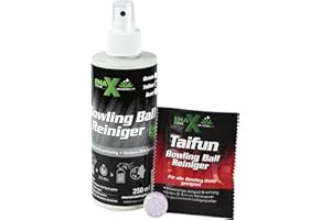 ‎EMAX CLEAN EMAX CLEAN Taifun | Bowling Ball Reiniger | Allzweck-Reiniger für alle Bowlingbälle | Effektive Reinigung von Bowling-Kugeln | Ball-Cleaner in Tab-Form | Made in Germany