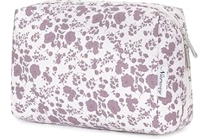 Narwey Bolsa de Aseo Grande Neceser Organizador de Maquillaje Kit de Aseo Bolsa Makeup Bolsa de Maquillaje Mujeres Niñas