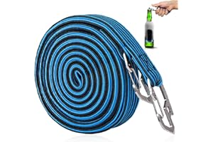 ‎GOLDMIKY Goldmiky Elastisches Gepäckseil, elastisches Bungee-Seil, universell strapazierfähig, elastisch, für Fahrrad, Elektroauto, 2 und 4 Meter