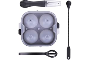 KOALA SPAIN Koala 6339NN01 - Kit para coctelería, Polietileno, Negro, 40.50x30.00x8.30 cm