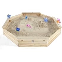 Plum Bac à Sable Store-It En Bois Certifié FSC, Avec Rangement, 2 Assises, Housse Et Toile De Fond, 102x96x15 Cm, Dès 18 Mois