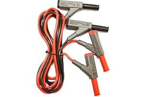 PeakTech Insulated 4 mm connection cable with coupling - CAT III 1000 V, 1 piece, P 7025