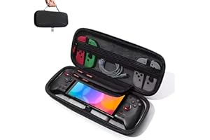 iofeiwak Custodia Hori Split Pad Pro e ROG ALLY - custodia rigida per Nintendo Switch Split Pad Pro controller/ROG ALLY - Supporto 20 slot di gioco/protezione dei pulsanti/grande capacità