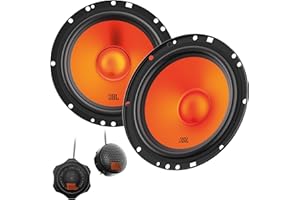 JBL Stage1 GEN2 62CF Komponenten Lautsprecher Auto 165mm (6,5 Zoll): von Harman Kardon Car HiFi mit 80W RMS und 640W Max Component Auto Boxen Set mit 2 Tieftöner + 2 Hochtöner