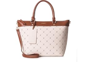 Lazarotti Palermo Shopper Tasche Damen | Umhängetasche mit Trageriemen & Henkel | große Henkeltasche 29 cm