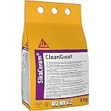 Sika - SikaCeram CleanGrout, Bianco - Stucco cementizio per fughe a pavimento e a parete - Idrorepellente - Previene muffa, b