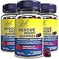 Rescue Remedy Gummies Night 3 Pack Bundle, for A Serene Sleep, with Raspberry Flavour, Easy to Take, Vegan & Natural, Suitable for All The Family, 3 x Pack of 60