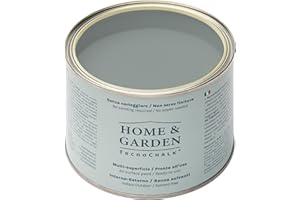 TecnoChalk® Home & Garden Peinture à la Craie Extra Résistante – Pas de Finition Nécessaire – Sans Ponçage, Maison et Jardin – Peinture Tout-en-Un – Sans Solvants – Couleur Gris RAL 7040 (500 ml)