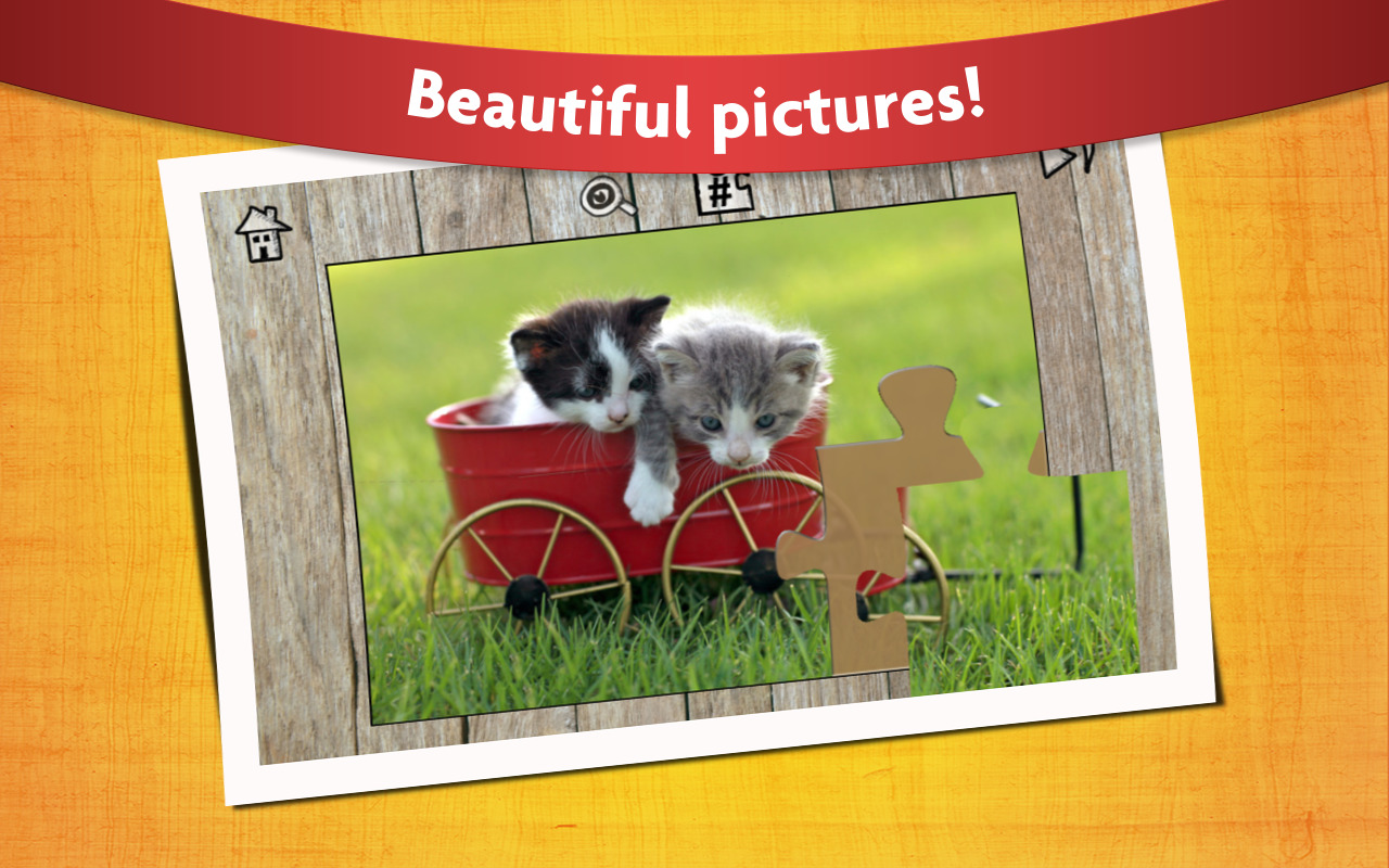 Cute Cat Puzzles for Kids Full version (Freetime Edition) Fun and