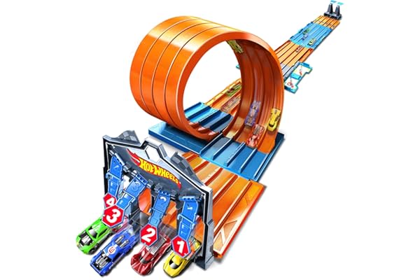 Hot Wheels FTH77 Circuits pour Figurine, Multicolore
