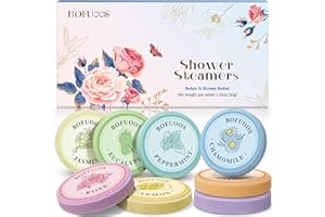 Bofuoos Adventskalender Füllung 2025 Badebomben Aromatherapie Entspannung Weihnachtsgeschenke für Frauen Nikolaus Wichtelgeschenk Geschenke für Frauen Mama (8 Stück)