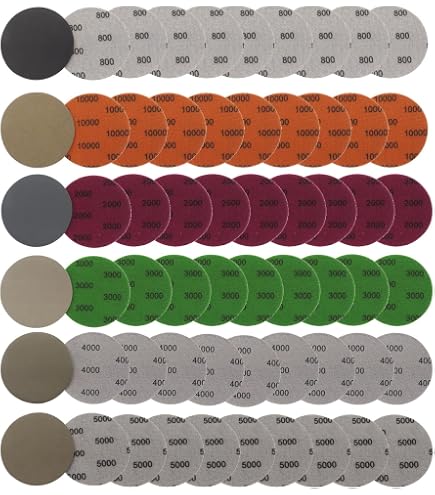 100x SIA Klett Schleifscheiben 150mm Korn 400 - Profiqualität
