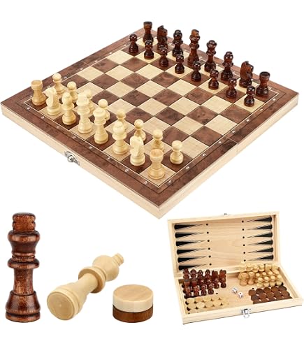 Cayro - Dames - + 7 Ans - Maquette en Bois - Jeu De Société pour Enfants Et Adultes - Battez Votre Adversaire dans Les Plus Brefs Délais - pour 2