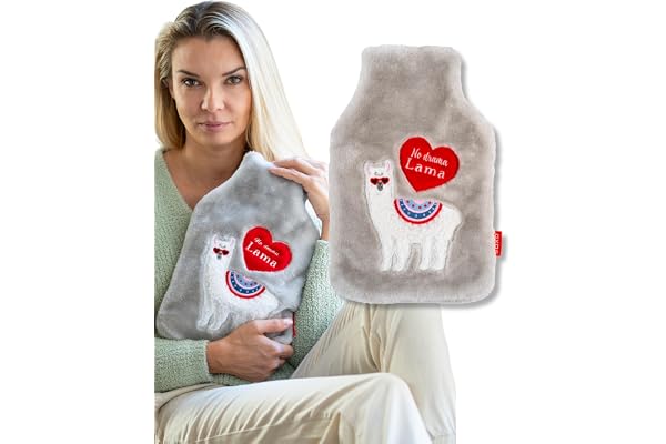 soxo Bouillotte Eau Chaude Cadeau Pour Bebe Peluche Bouillote Anti Colique Enfant Bouillotes Lama