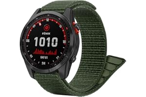 Songsier Correa para Fenix 7S/ Fenix 6S/Fenix 5S, Correia de Nailon para Fenix 8 43mm / Fenix 7S Solar/Fenix 7S Sapphire Solar/Fenix 6S Pro/Fenix 5S Plus/Descent MK 2S / Instinct 2S