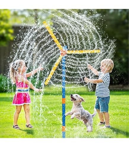 Crazy Daisy Gartensprinkler – Tanzende Blume Aus Kunststoff, Perfekt Zum Bewässern & Für Spiele Im Garten