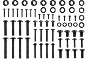 VonHaus - Universal TV Mount Screws Kit Hardware Compatible with Most TVs, Monitors up to 80'' Includes M4, M5, M6 & M7 Screws, Spacers and Washers, Works with Most Wall Brackets and Stands 68pc