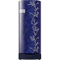 Samsung 192 L 2 Star Direct Cool Single Door Refrigerator (RR19A2Z2B6U/NL, Mystic Overlay Blue, Base Stand with Drawer)