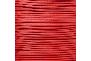 PARACORD PLANET 50 Feet 750 Lb Type Iv Paracord Authentic Parachute Cord. Stronger Than Mil-C-5040-H Military Grade Paracord By 200 Pounds Imperial Red