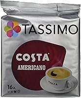 Tassimo Costa Americano Coffee Pods (Case of 5, Total 80 pods, 80 servings)